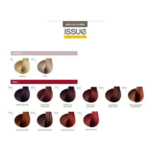 Tintura Issue Coloración Crema 7.26 Rojo Claro Perlado 47g