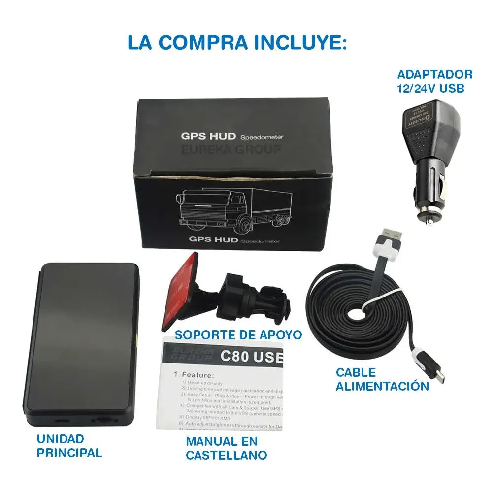 Velocimetro Auto Antiguo Digital Gps Reloj Autometer Tablero