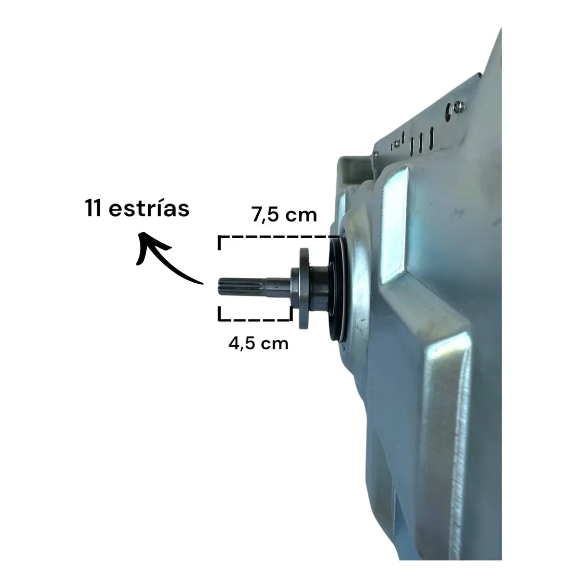 Caja Lavarropas Para Philco Ph12 Reten 70mm 8 Agujeros