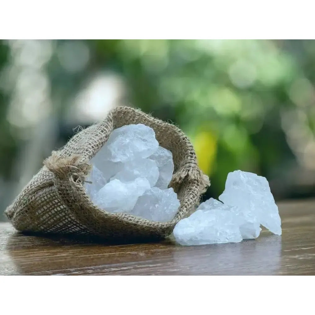 Piedra De Alumbre De Potasio 100 Gramos Desodorante Natural 100gr