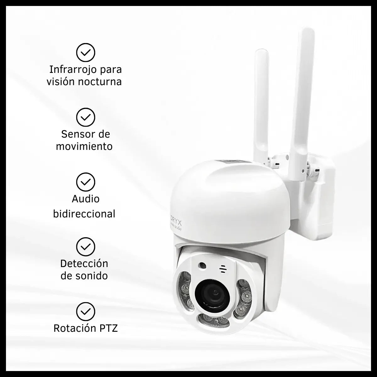 Cámara Inteligente 360 Wi-fi Oryx Or-101 1080p Intercomunic