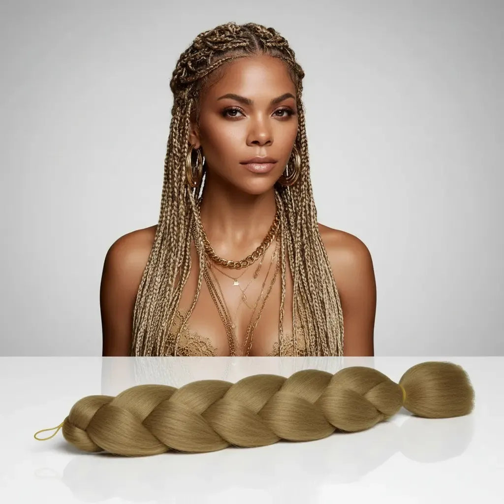 Extensiones Pelo Kanekalon Termico Jumbo Trenzas Africanas