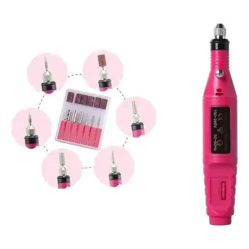 Torno Electrico Profesional Uñas Manicura Manos Pies Fresas