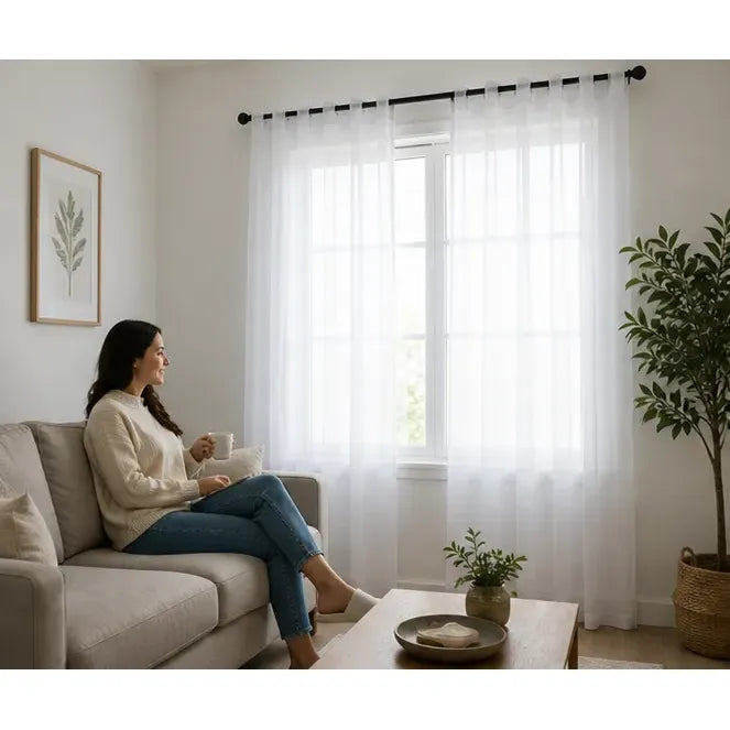 Cortinas Coseco Home Visillo 135x205 Cm Lisas
