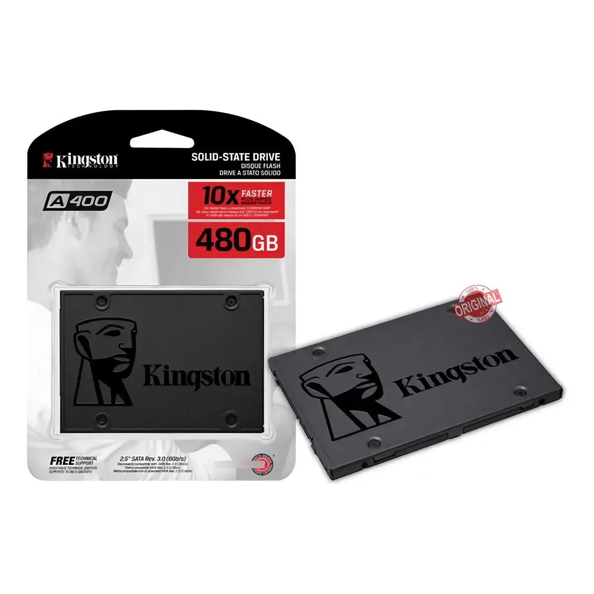 interno Kingston SA400 SATA III 480GB negro
