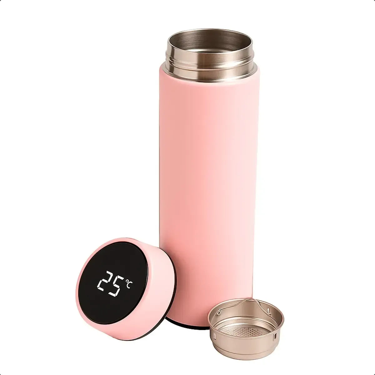 Vaso Termo Inteligente Sensor Digital Temperatura 500ml