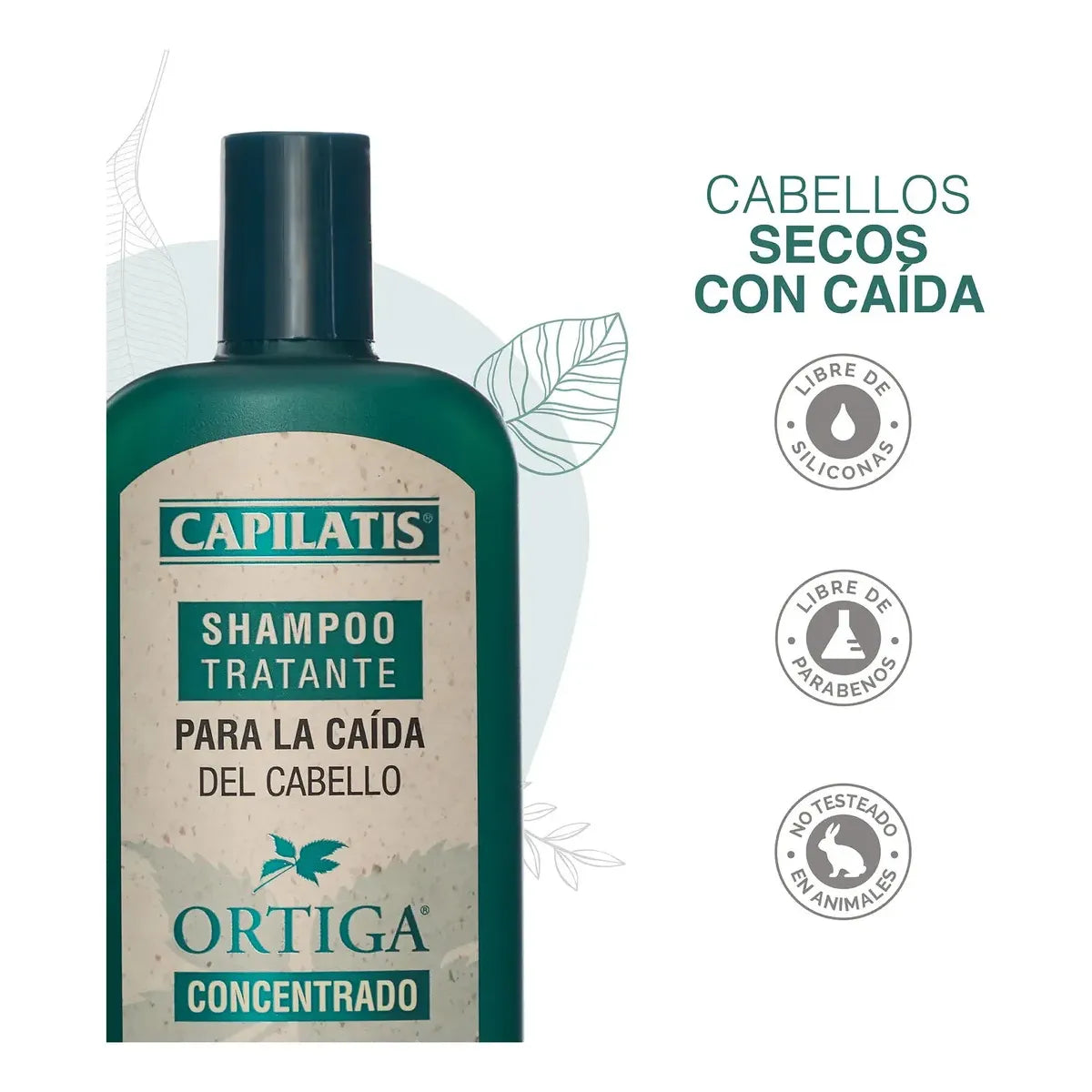 Capilatis Shampoo Tratante Secos X 420ml Ortiga Concentrado