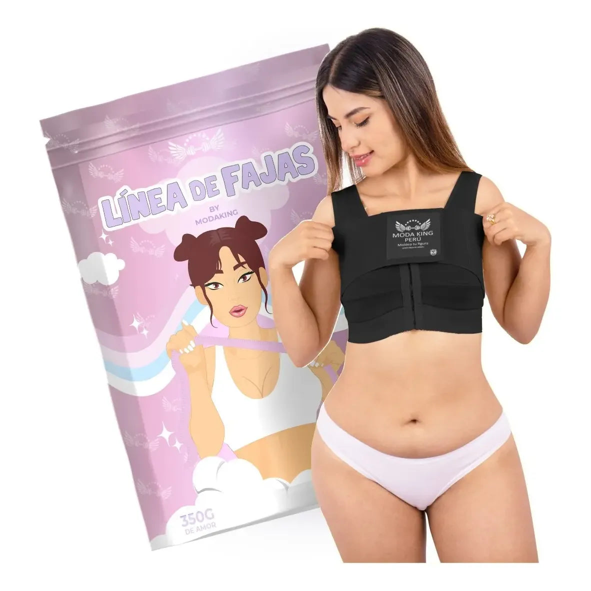 Faja Brasier Reductora Cero Gorditos Mujer Moda King Perú