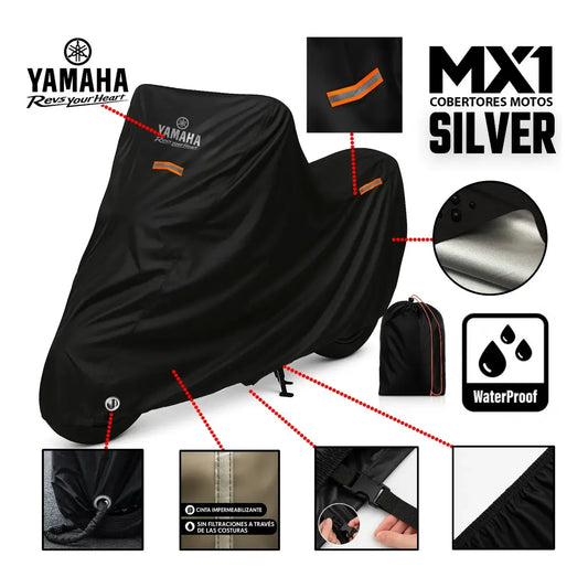 Funda Cubre Moto Yamaha Fz16 25 Ybr 125 250 Sz Nmx 155 !