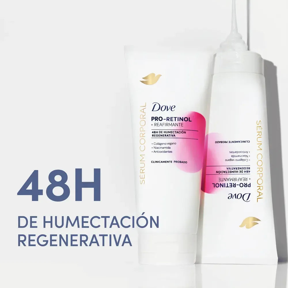 Dove Sérum Corporal Pro-Retinol Reafirmante, Recupera Elasticidad e Hidratación, 400 ml
