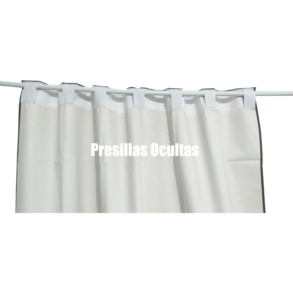 Juego De Cortinas Blackout Textil Presillas Ocultas !