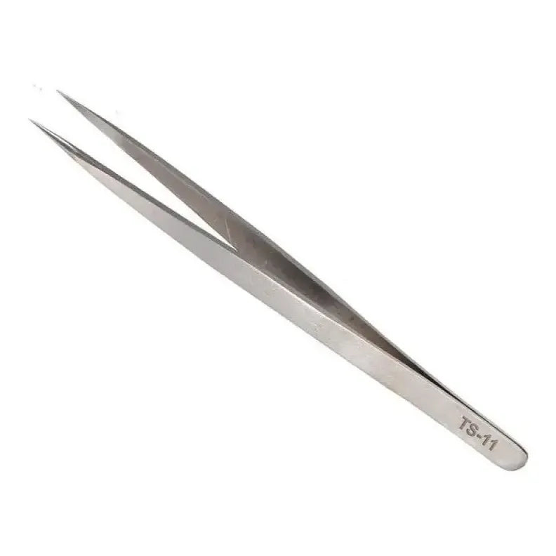 Pinza Brusela Recta Precisión Ts-11 Antimagnetica Pestañas