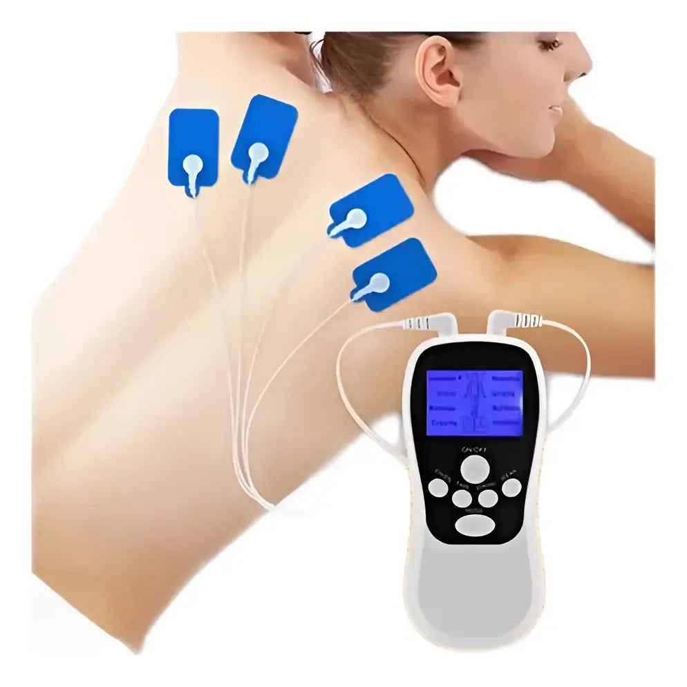 Electroestimulador Masajeador De 4 Electrodos Recargable