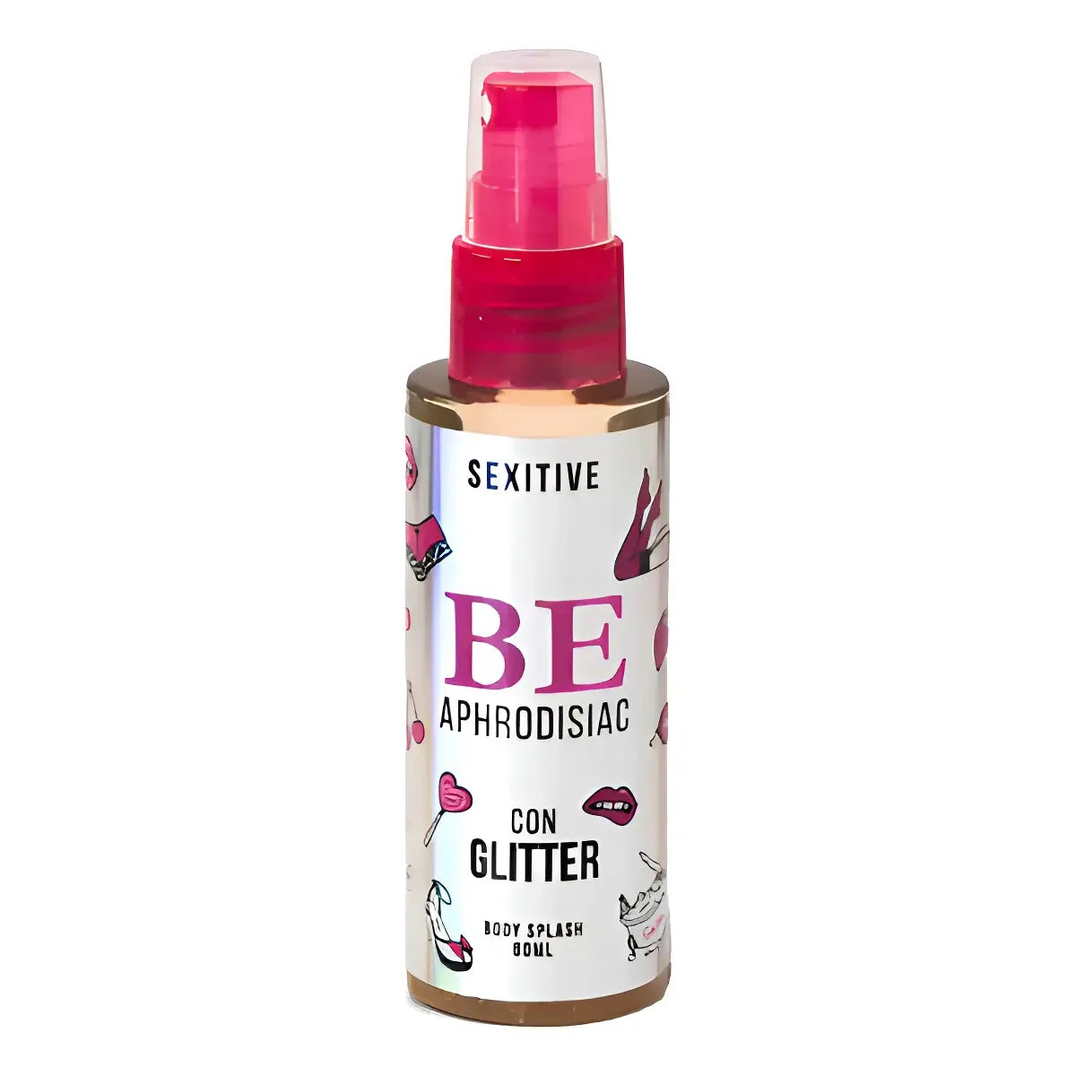 Body Splash Sexitive Be Afrodisiaco con Glitter 60ml