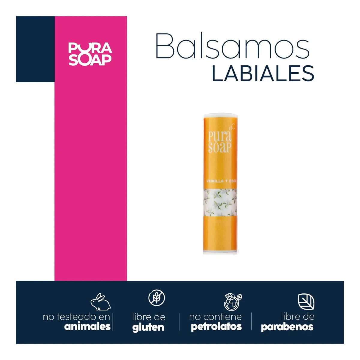 Bálsamo Labial Hidratante Sandía Pura Soap
