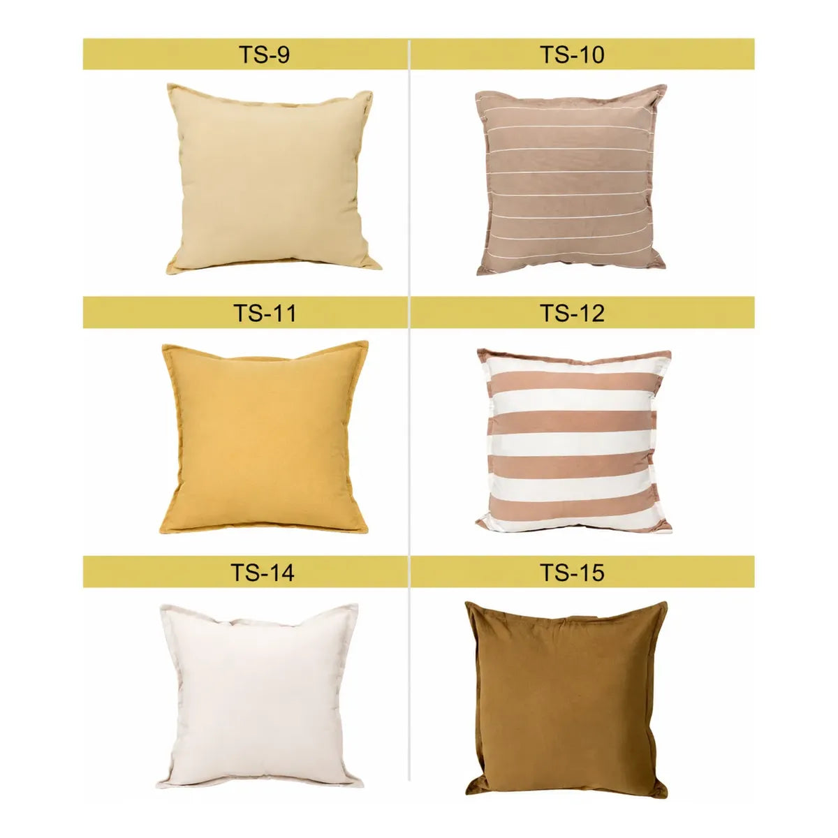 Almohadones Decorativos Tusor Set De 5 Varias Combinaciones